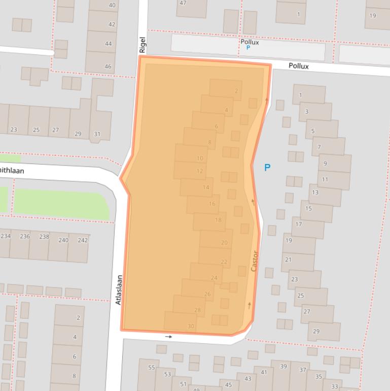 Kaart van postcodegebied 7904KT.