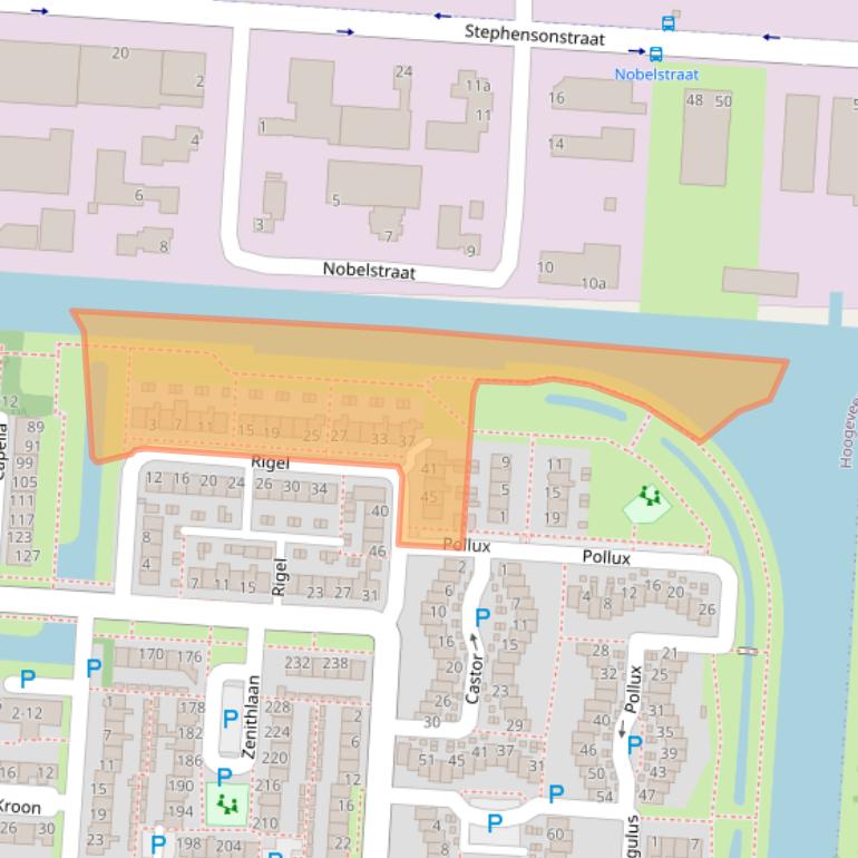 Kaart van postcodegebied 7904KV.