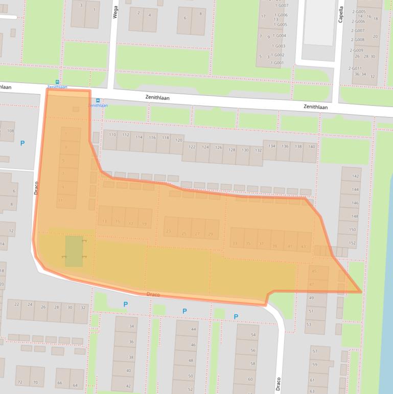 Kaart van postcodegebied 7904LA.