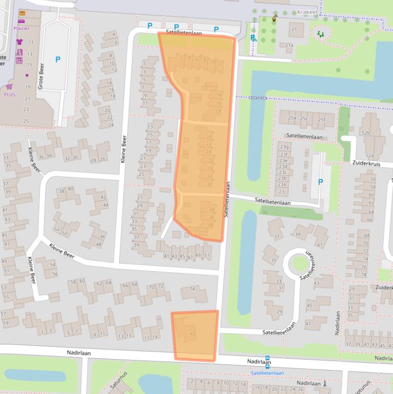 Kaart van postcodegebied 7904LP.