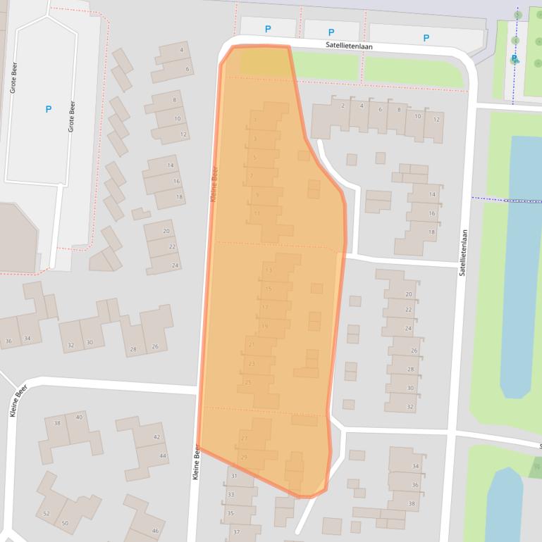 Kaart van postcodegebied 7904LR.