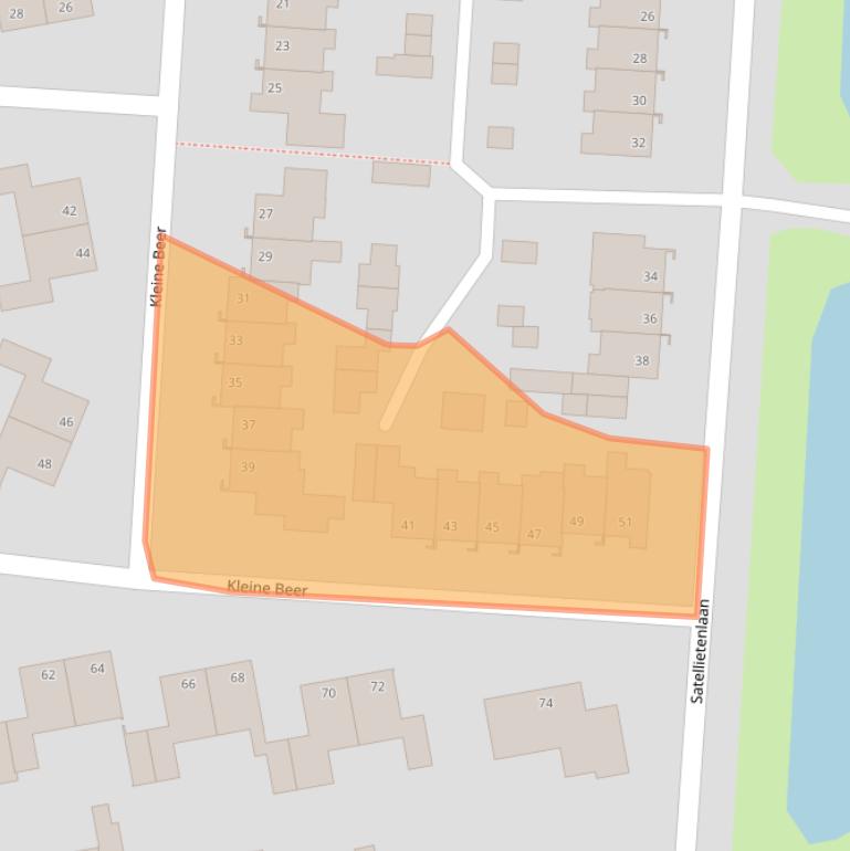 Kaart van postcodegebied 7904LS.