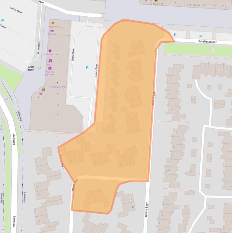 Kaart van postcodegebied 7904LT.