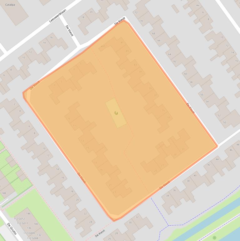 Kaart van postcodegebied 7905CE.