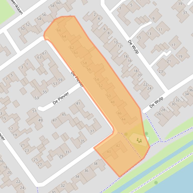 Kaart van postcodegebied 7905CM.