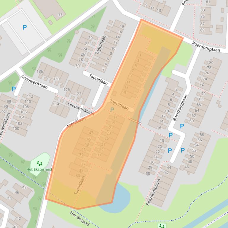 Kaart van postcodegebied 7905CS.