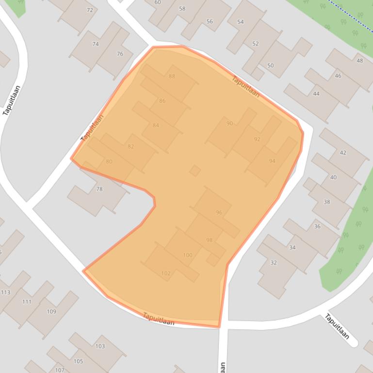 Kaart van postcodegebied 7905CZ.