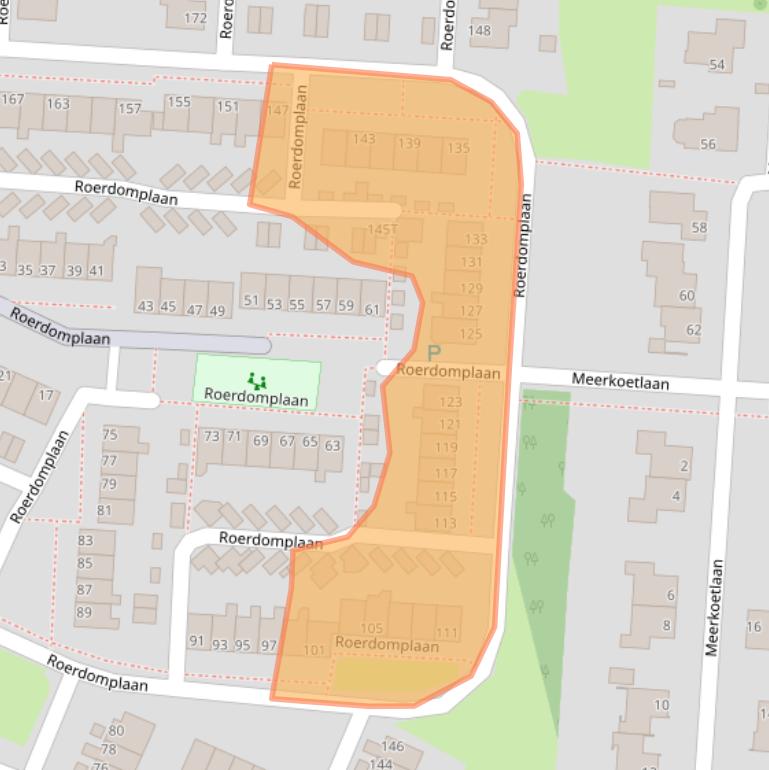 Kaart van postcodegebied 7905ED.