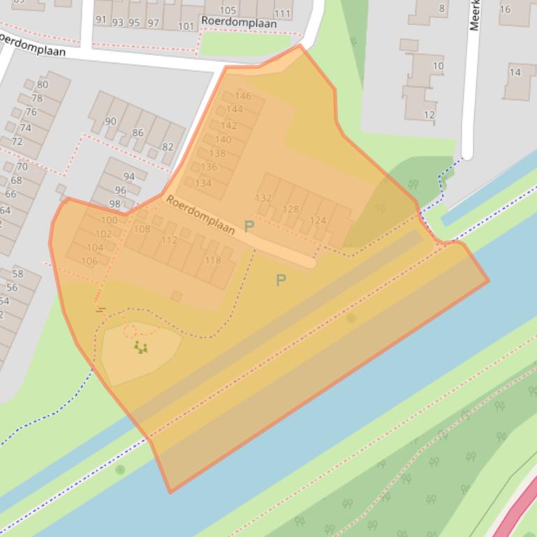 Kaart van postcodegebied 7905EJ.