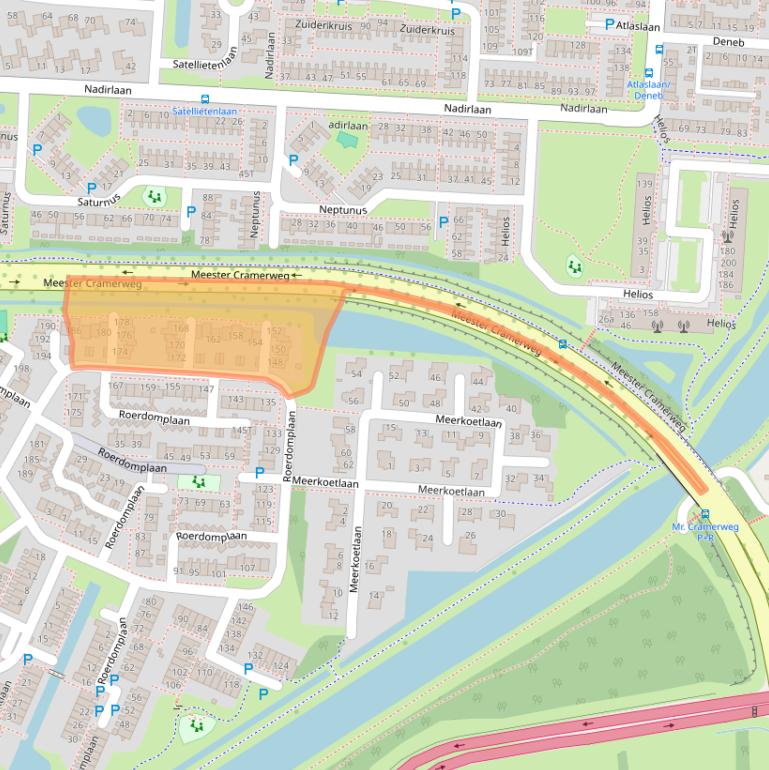 Kaart van postcodegebied 7905EK.