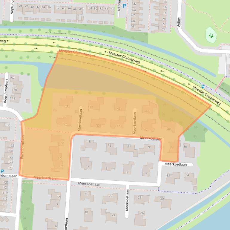 Kaart van postcodegebied 7905ET.