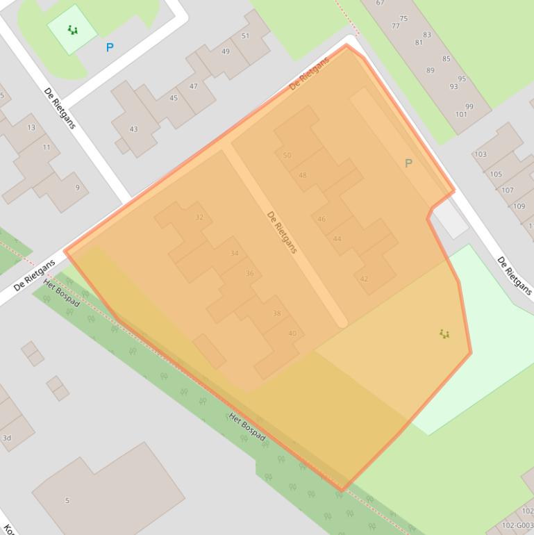 Kaart van postcodegebied 7905GH.