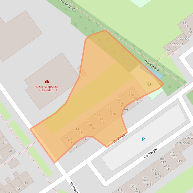 Kaart van postcodegebied 7905GS.