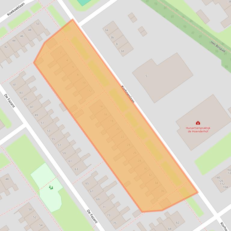 Kaart van postcodegebied 7905GV.