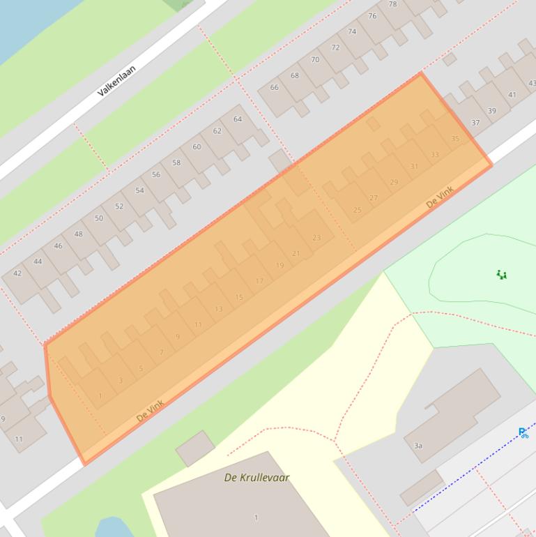 Kaart van postcodegebied 7905HM.