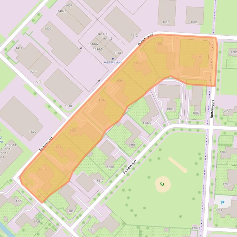 Kaart van postcodegebied 7905SL.
