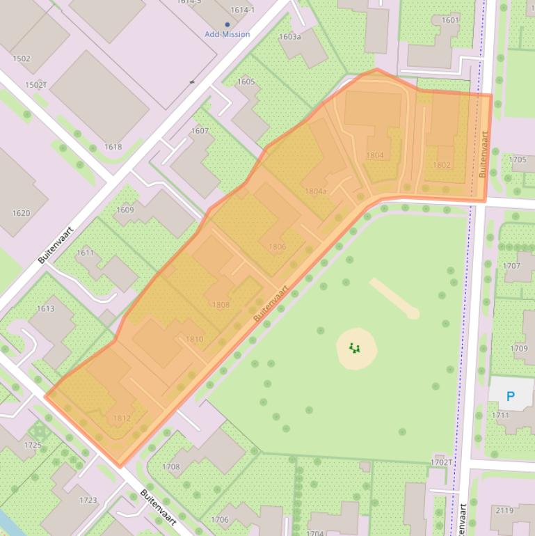Kaart van postcodegebied 7905SR.