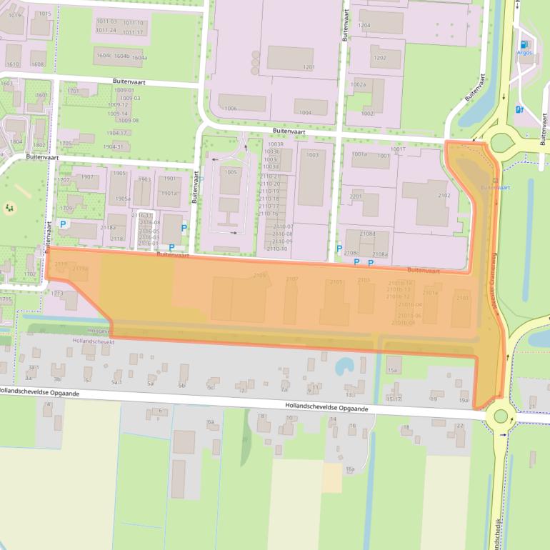 Kaart van postcodegebied 7905SW.