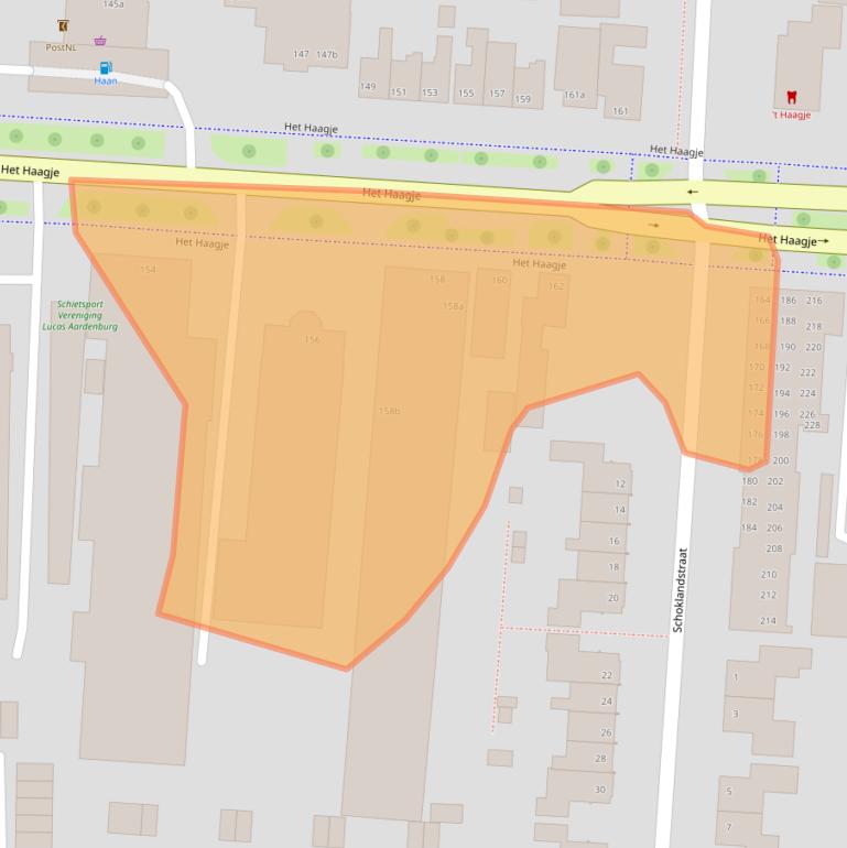 Kaart van postcodegebied 7906AE.