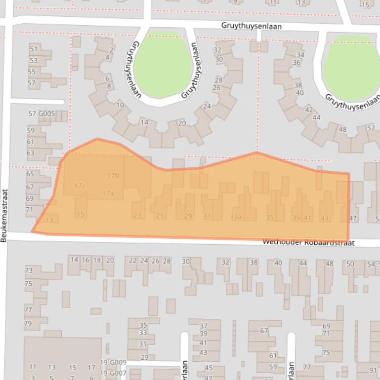 Kaart van postcodegebied 7906AP.