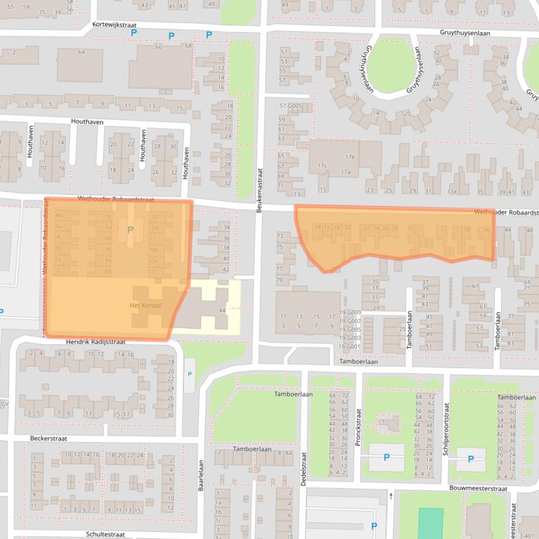 Kaart van postcodegebied 7906AV.