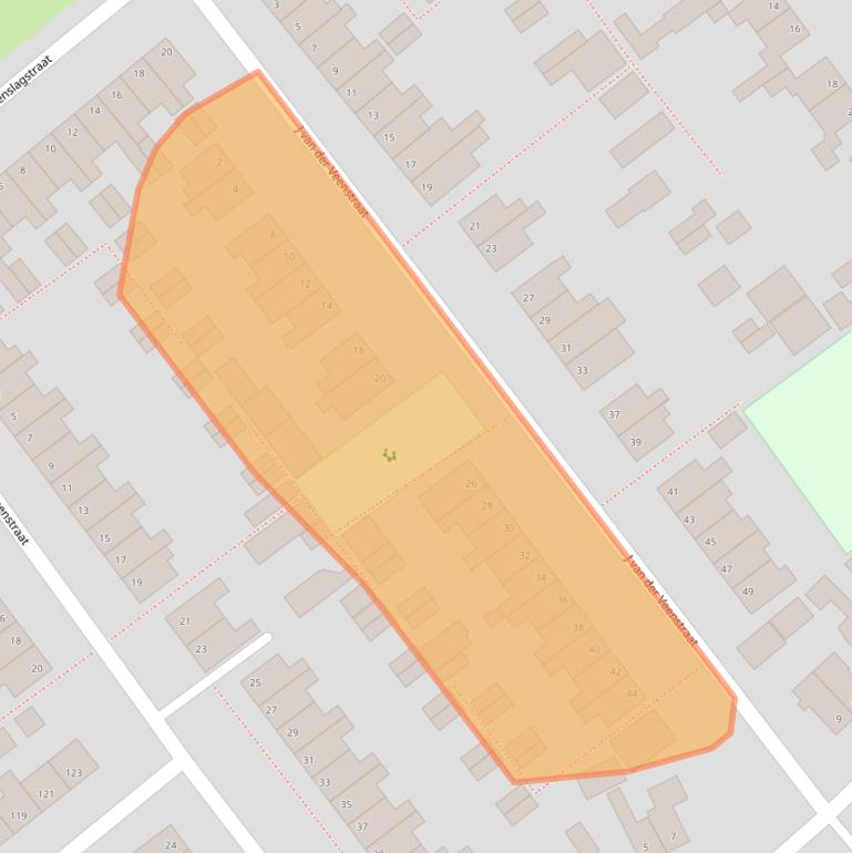 Kaart van postcodegebied 7906BD.