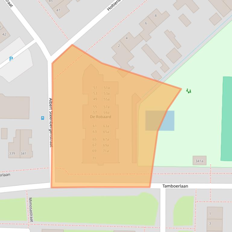 Kaart van postcodegebied 7906BV.