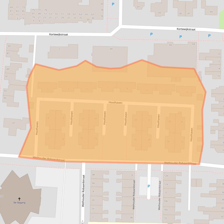 Kaart van postcodegebied 7906BW.