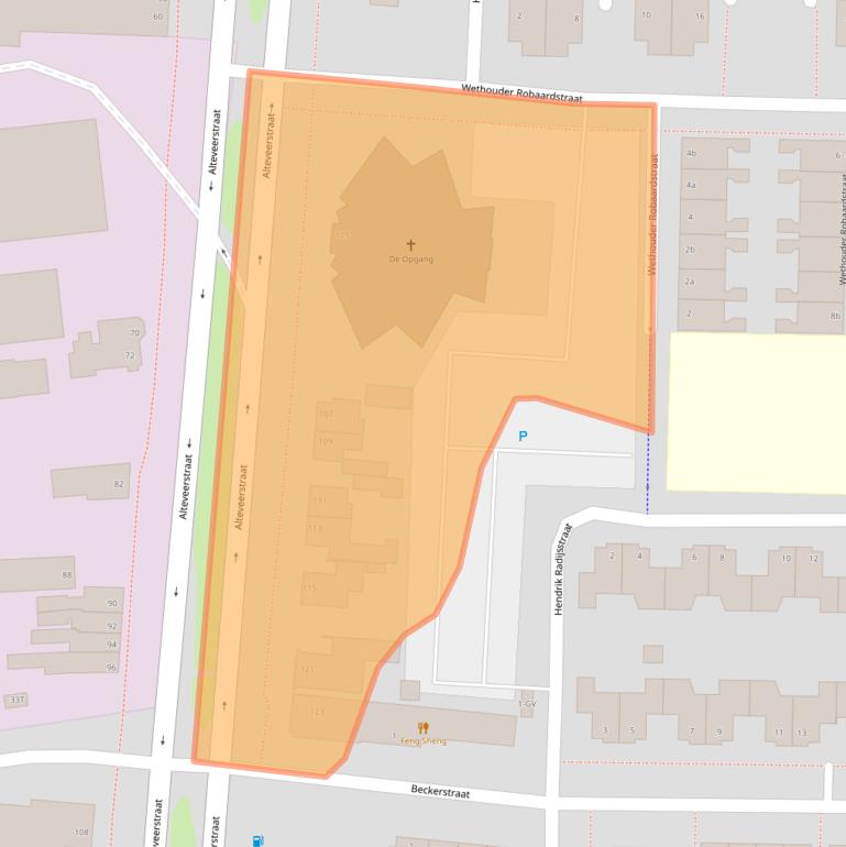 Kaart van postcodegebied 7906CD.