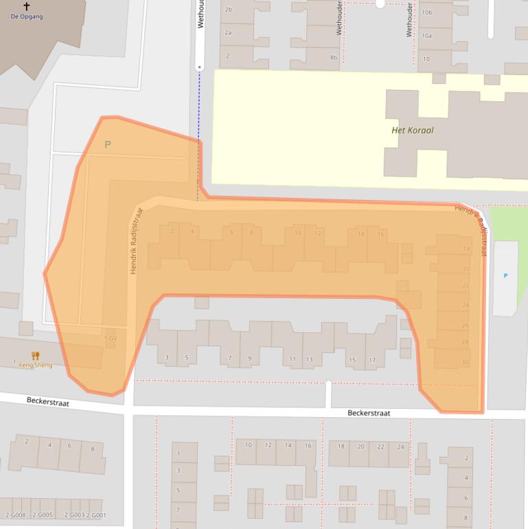 Kaart van postcodegebied 7906CM.
