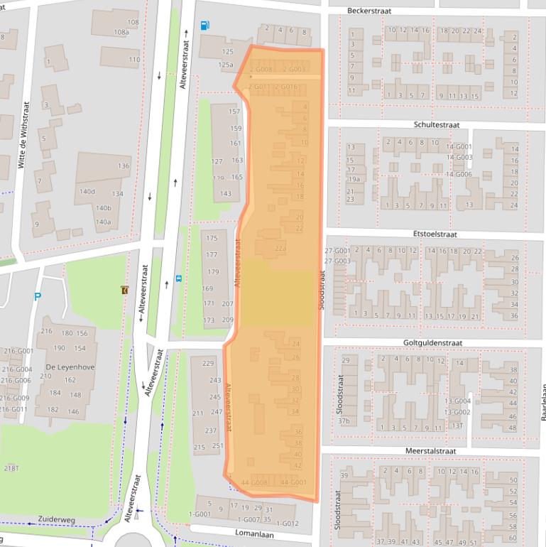 Kaart van postcodegebied 7906CR.