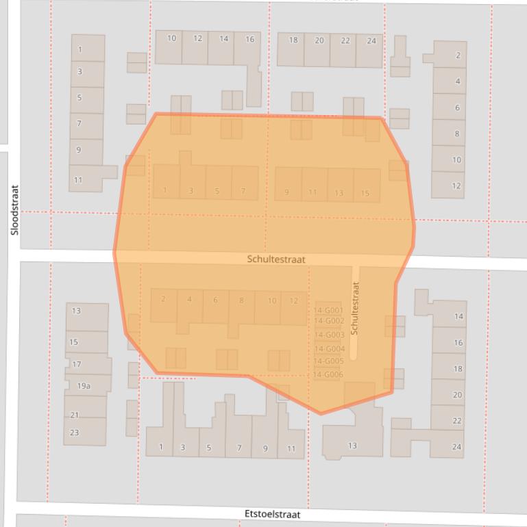 Kaart van postcodegebied 7906CS.
