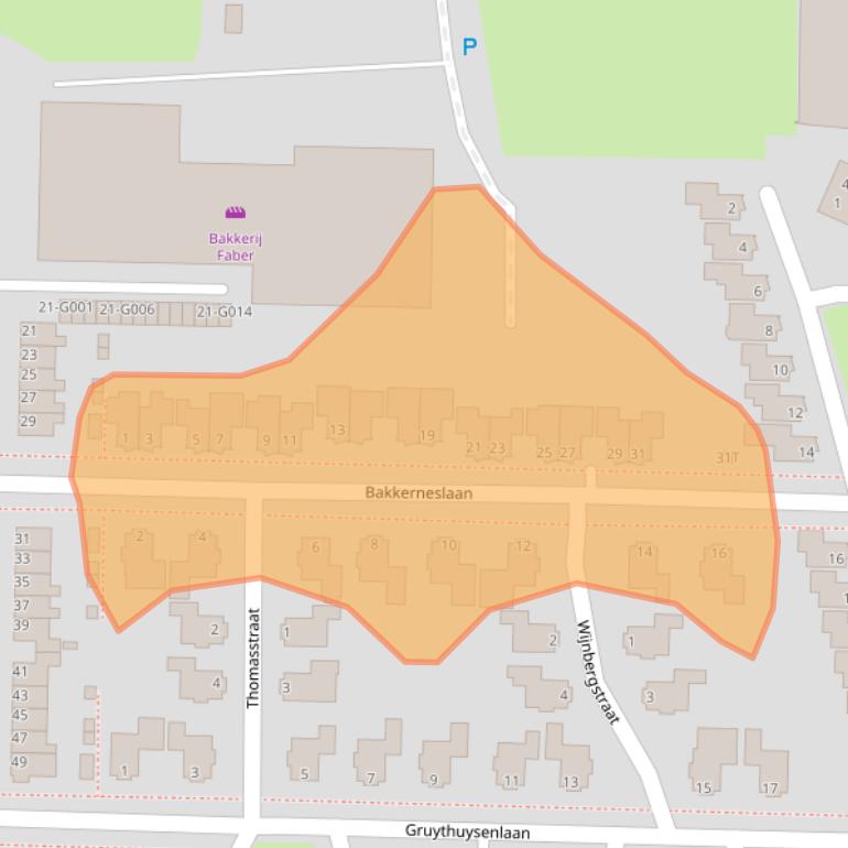 Kaart van postcodegebied 7906DK.