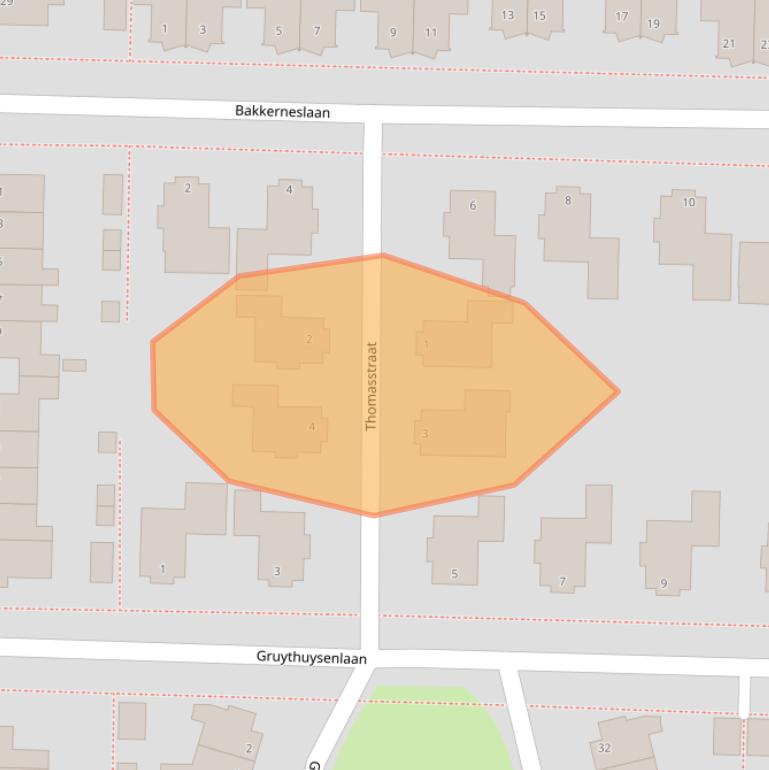 Kaart van postcodegebied 7906DL.