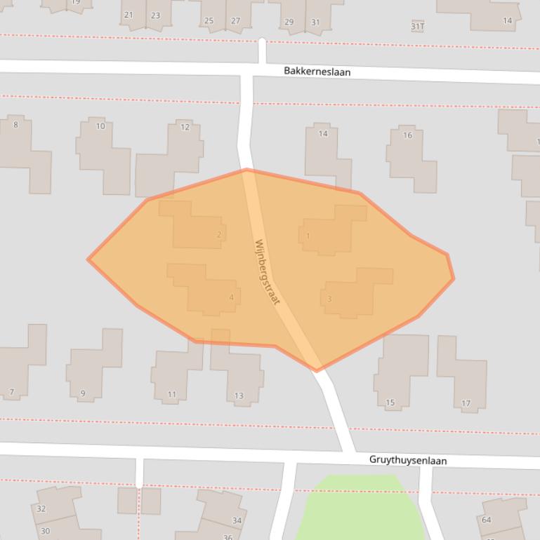 Kaart van postcodegebied 7906DM.