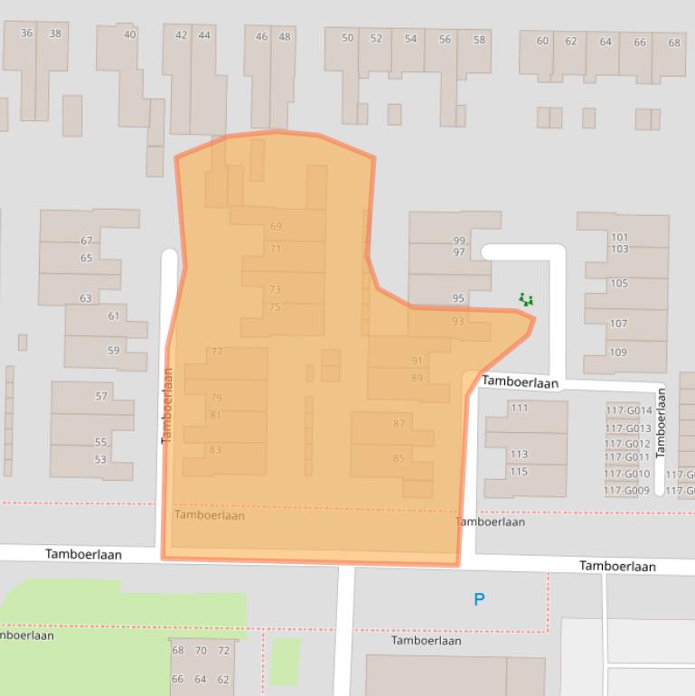 Kaart van postcodegebied 7906ED.