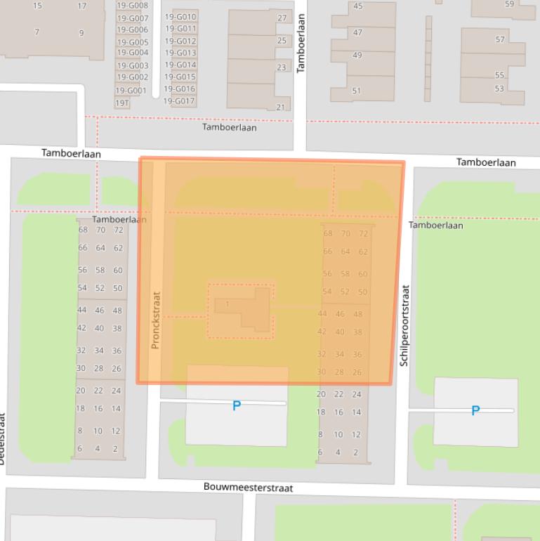 Kaart van postcodegebied 7906ER.