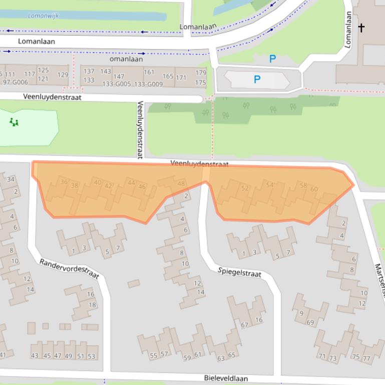 Kaart van postcodegebied 7906HK.