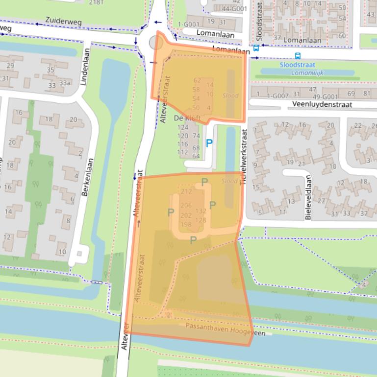 Kaart van postcodegebied 7906HX.