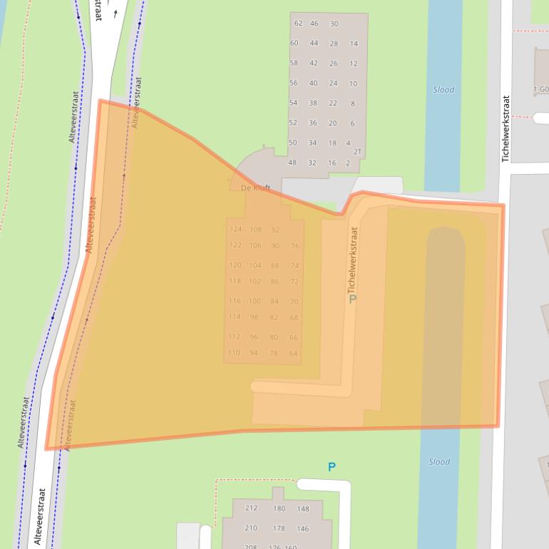 Kaart van postcodegebied 7906HZ.