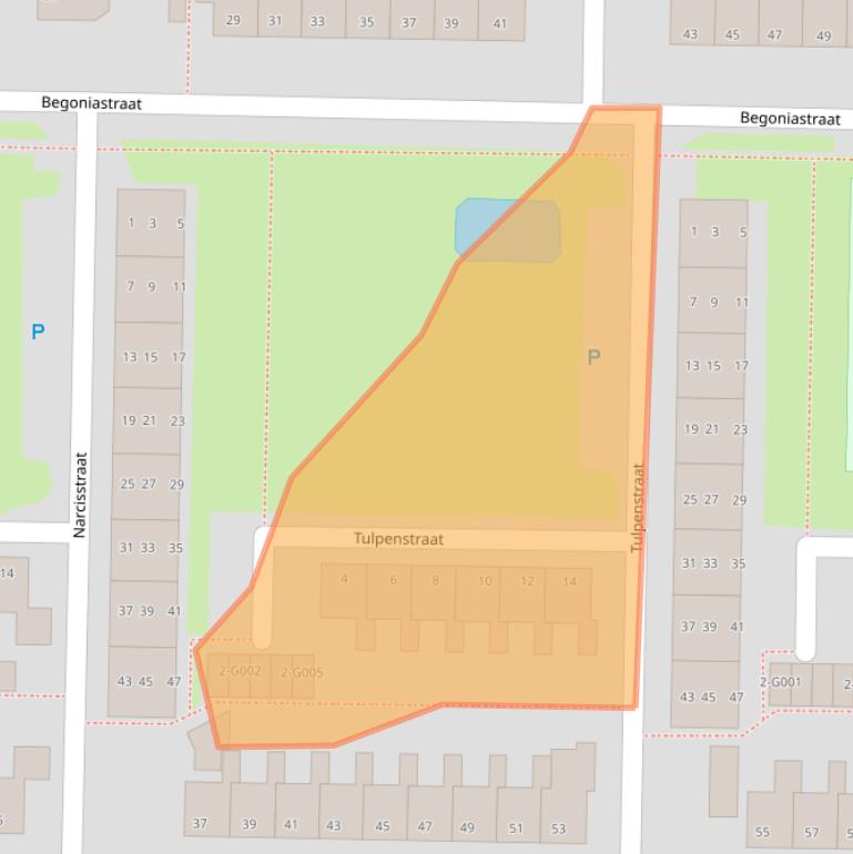 Kaart van postcodegebied 7906JK.