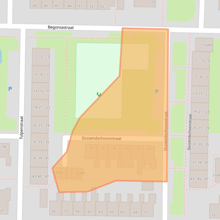 Kaart van postcodegebied 7906JM.
