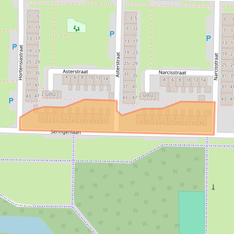 Kaart van postcodegebied 7906JN.