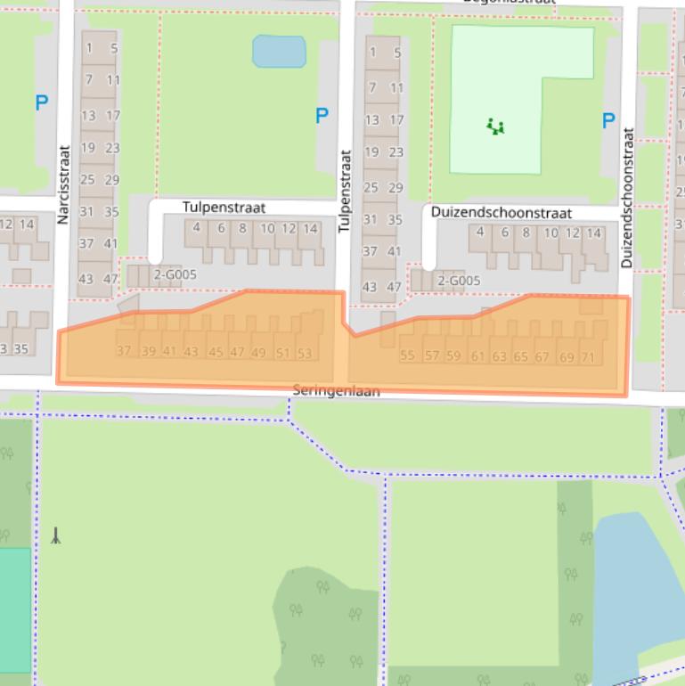 Kaart van postcodegebied 7906JP.