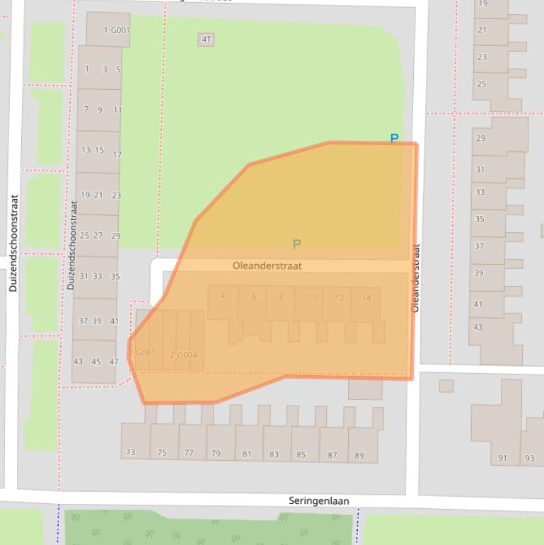 Kaart van postcodegebied 7906JT.