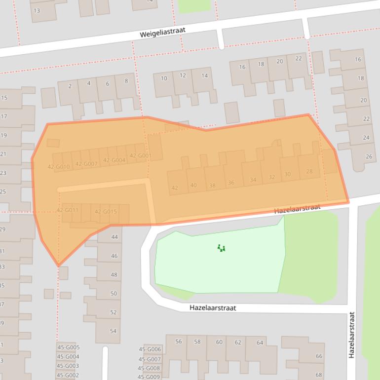 Kaart van postcodegebied 7906KE.