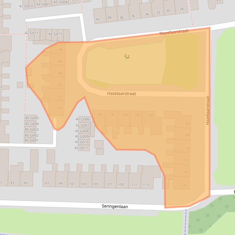 Kaart van postcodegebied 7906KG.