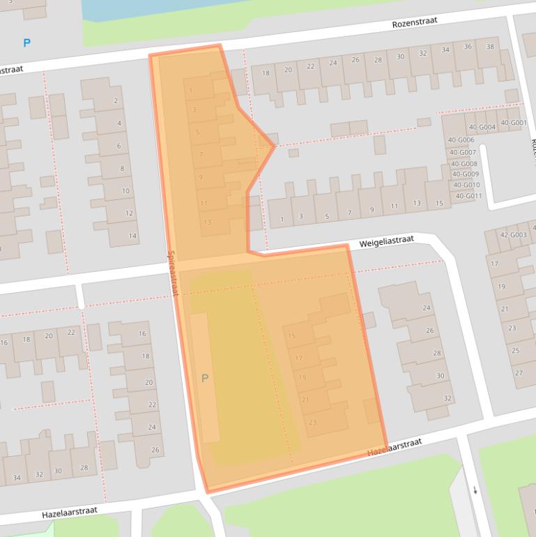 Kaart van postcodegebied 7906KH.