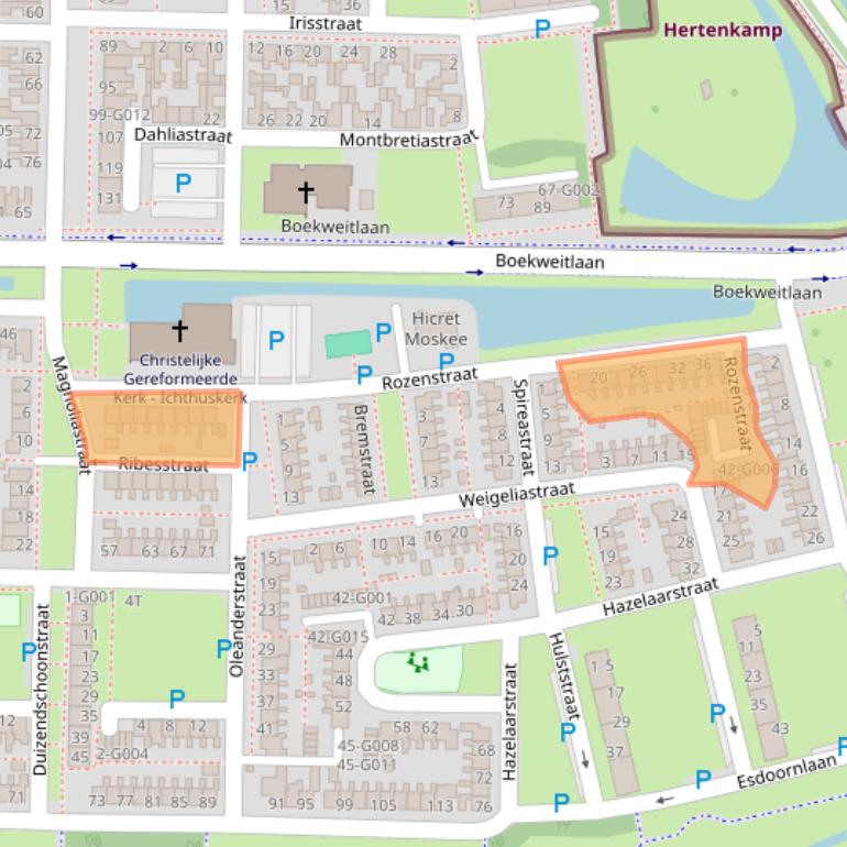 Kaart van postcodegebied 7906KS.