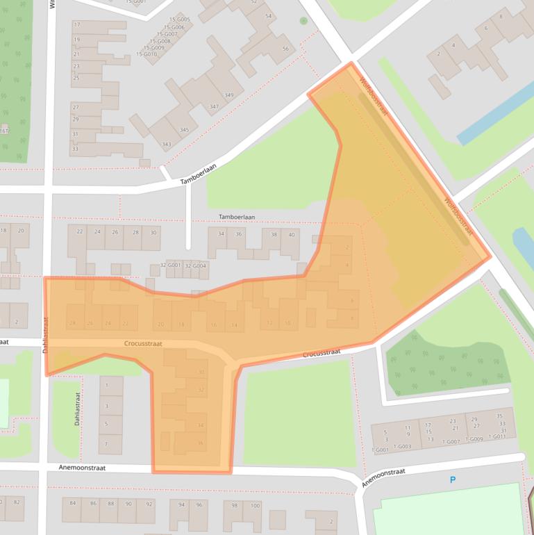 Kaart van postcodegebied 7906NM.